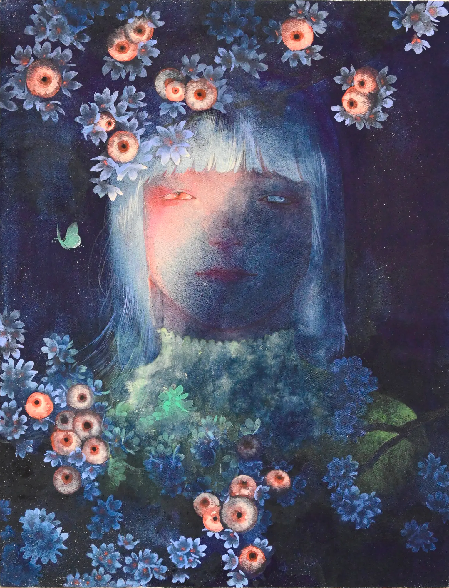 花に宿し