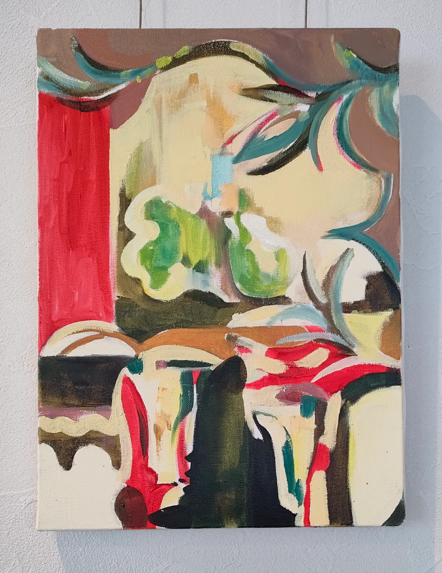 Woman in the mirror